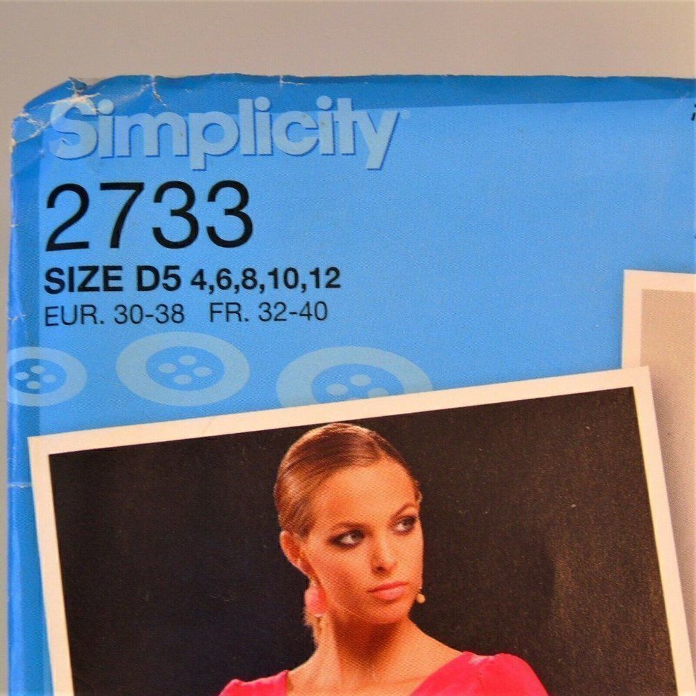 Simplicity 2733 Sewing Pattern - Picture 5 of 6